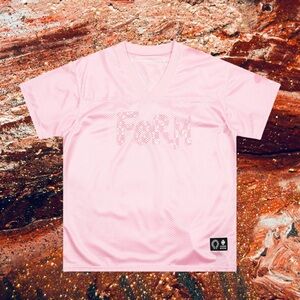Chrome Hearts Pink Jersey Shirt